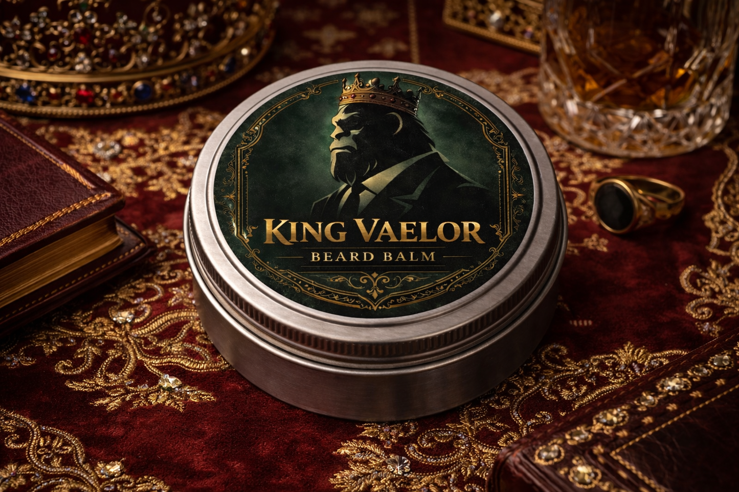 King Vaelor Premium Beard Balm 1 oz.