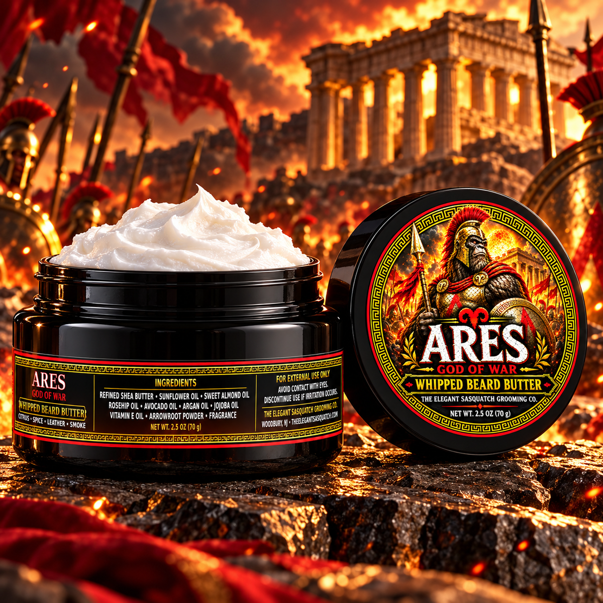 Ares: God of War Whipped Beard Butter 2.5 oz