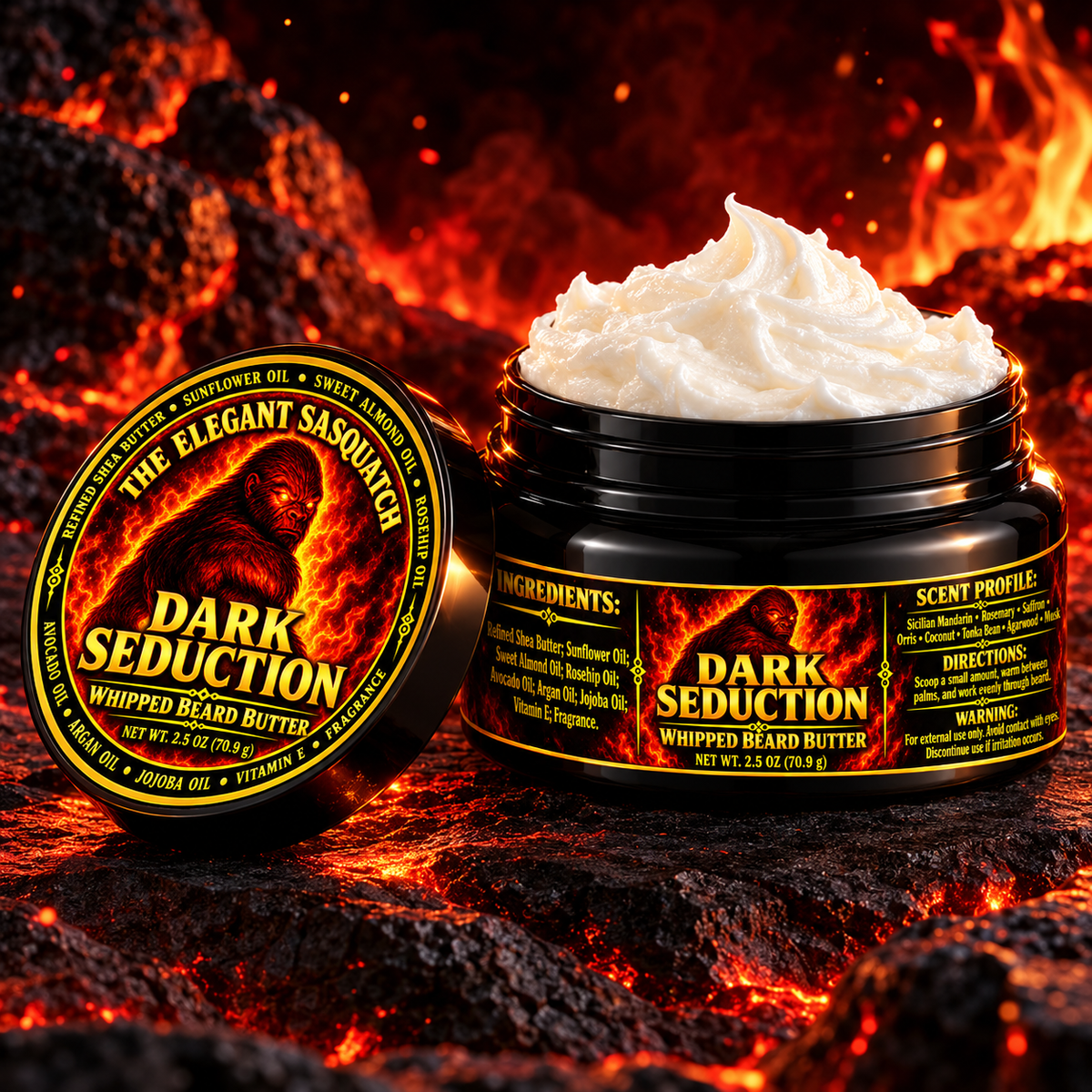 Dark Seduction Whipped Beard & Body Butter | 2.5 oz