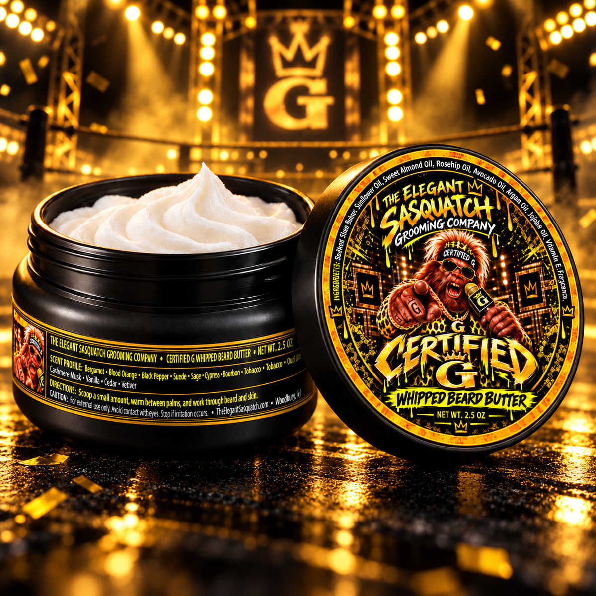 Certified G Whipped Beard Butter, 2.5 oz