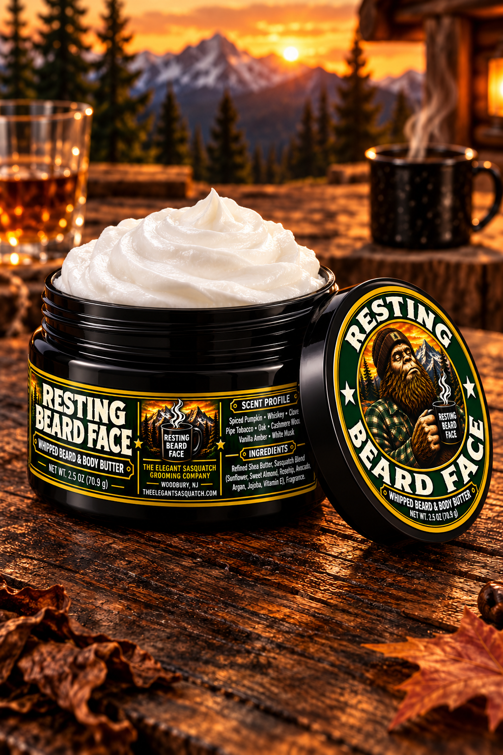 Resting Beard Face Whipped Beard & Body Butter | 2.5 oz