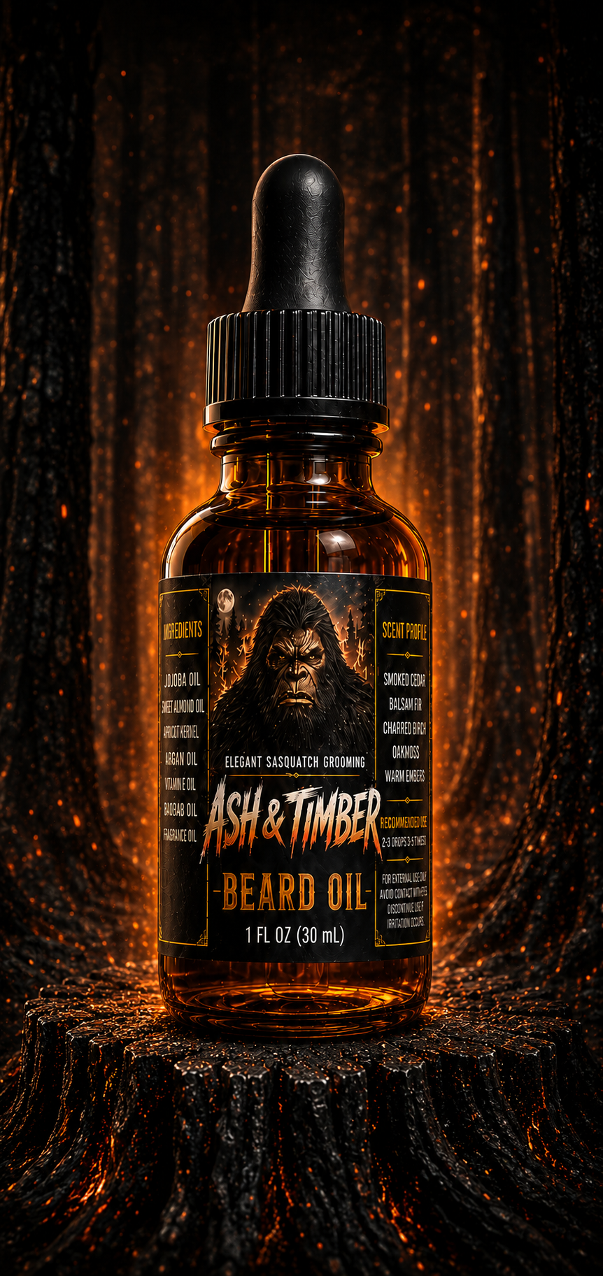 Ash & Timber Premium Beard Oil