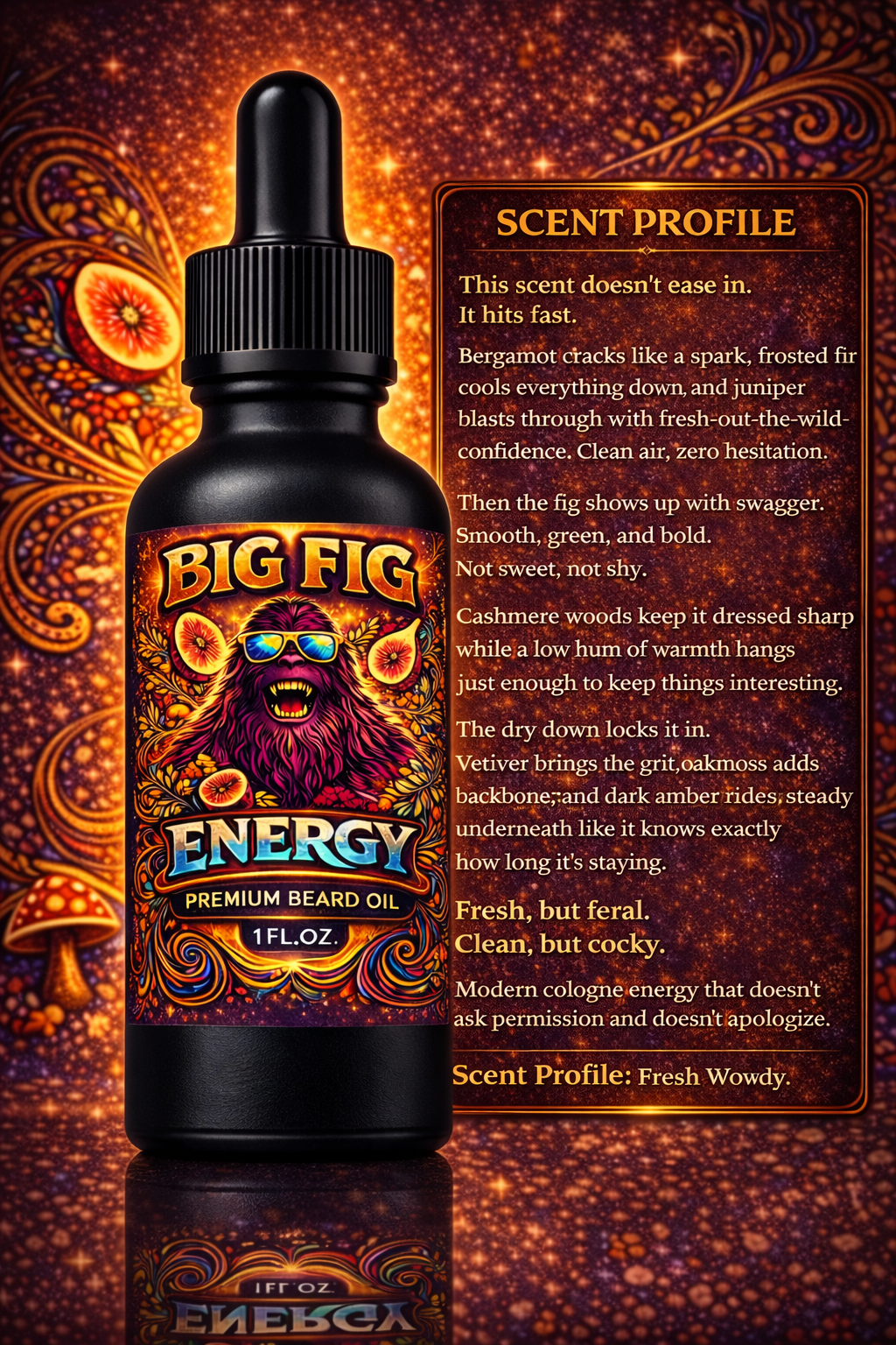 Big Fig Energy Premium Beard Oil