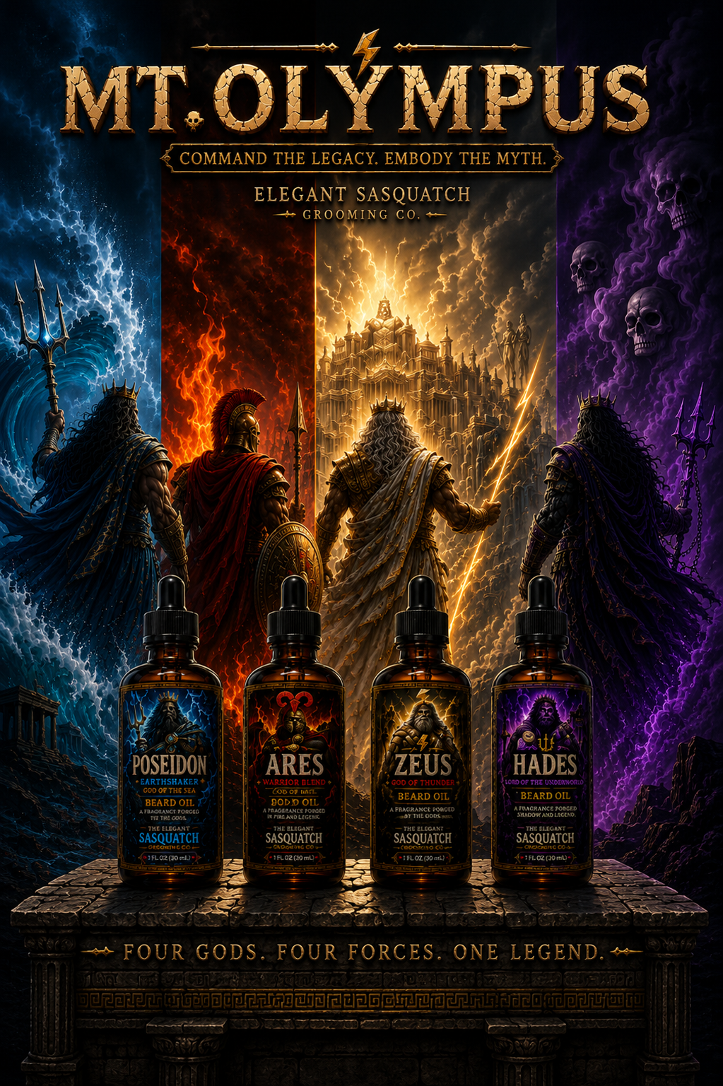 MT. OLYMPUS Collection Beard Oil