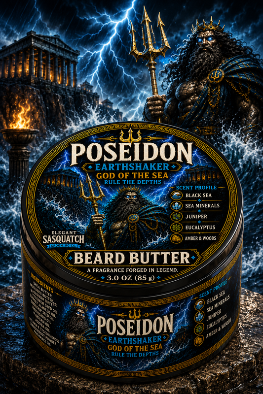 Poseidon Beard and Body Poured Butter 3 oz