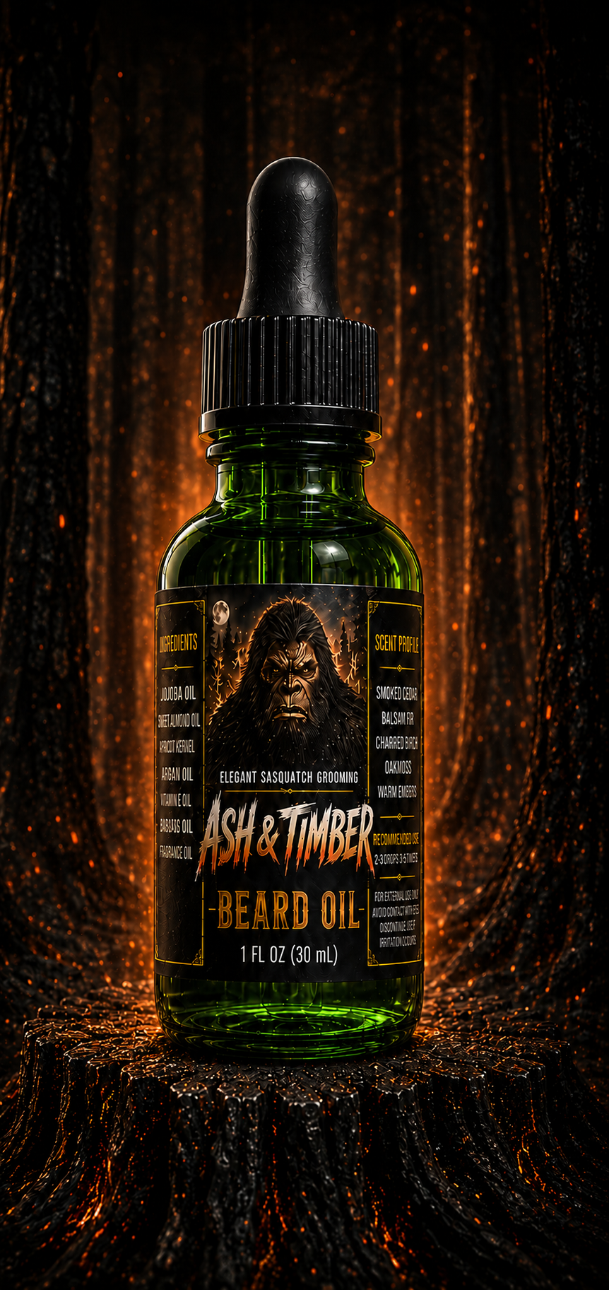 Ash & Timber Premium Beard Oil
