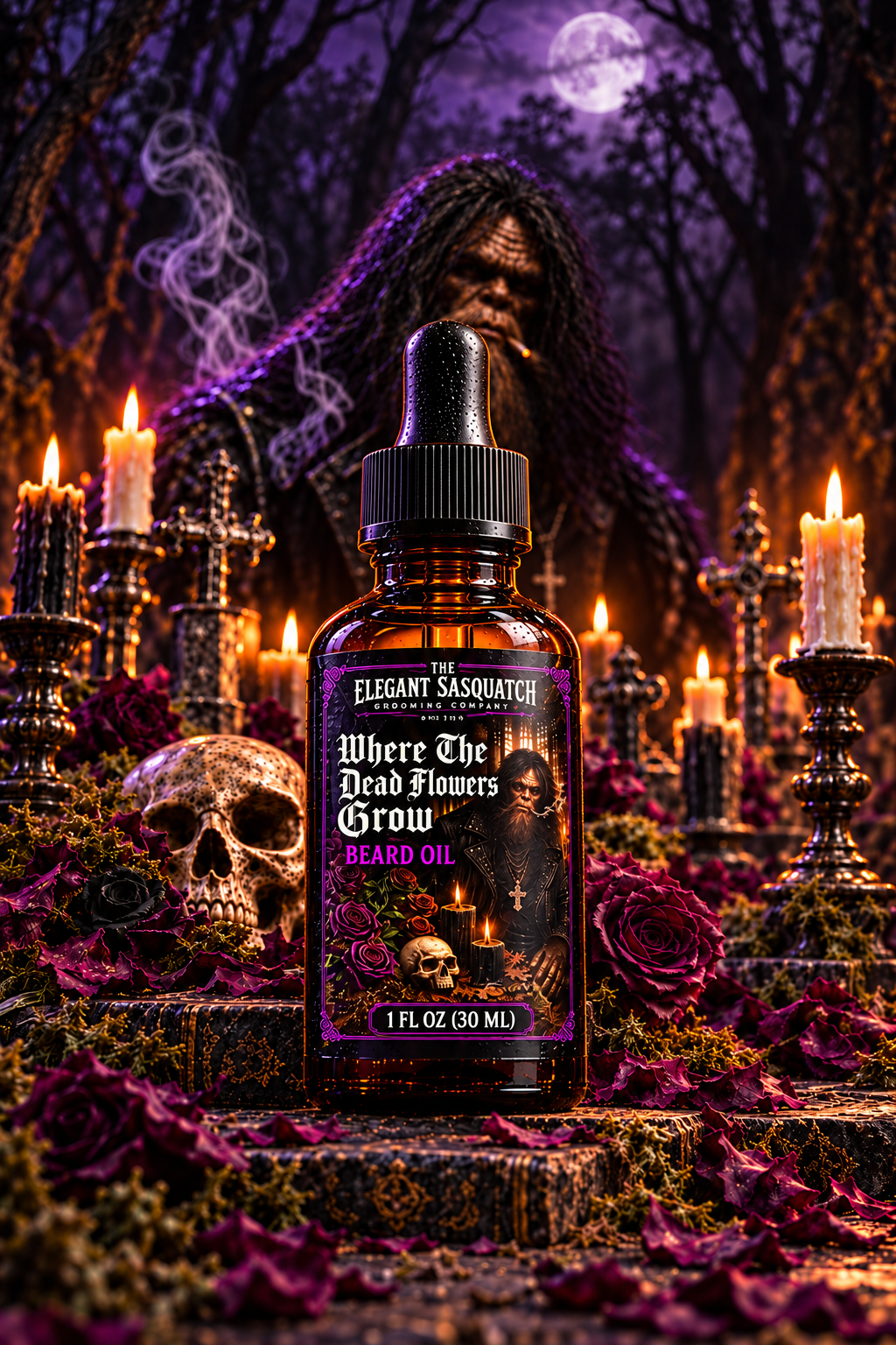 Where the Dead Flowers Grow Premium Beard Oil 1 Fl. Oz.